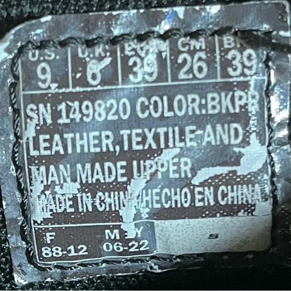 Skechers Hillcrest Womens Sz 9 Trail Running Shoes Sneakers Black Purple 149820 - Picture 8 of 8